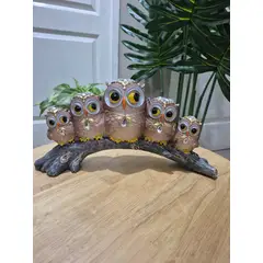 GENERICO - Familia de Buhos Ollie 31x16 cm