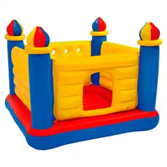INTEX - Corral Castillo Saltarin Inflable 175x175 Full Diversión