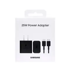 SAMSUNG - Cargador Con Cable 25w Gan Galaxy A55/ A56 Negro
