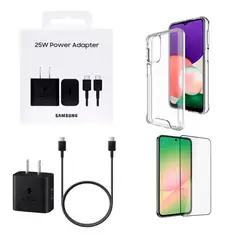 SAMSUNG - Kit Para A56 (Cargador 25w Gan + Case Y Funda)