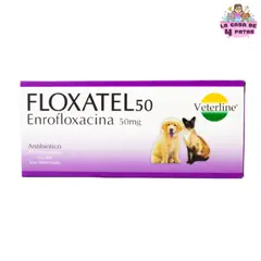 Antibiótico FLOXATEL 50 MG caja X40 comprimidos