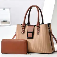 GENERICO - Bolso de gran capacidad de PU cremallera Chavelly estilo americano.