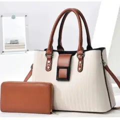 GENERICO - Bolso de gran capacidad de PU cremallera Chavelly estilo americano.