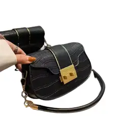 GENERICO - Bandolera de alta calidad de cuero Pu para mujer.