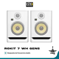 KRK - ROKIT 7 WH (GEN5) Monitores de Estudio