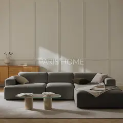 GENERICO - Sofá Derecho Seccional Esquinero Gala 4 Plz Tejido - Gris