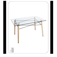 TU MESITA - Mesa de Comedor Viki con Vidrio