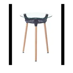 TU MESITA - Mesa de Comedor Liam Vidrio Circular