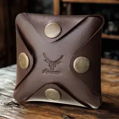 ARMUZ - Monedero de Cuero Vacuno AR22 Estilo Retro