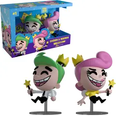 XCLUSIVE - Padrinos Mágicos - Cosmo y Wanda Figuras colección - Youtooz