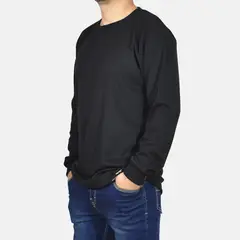 YONISTERS CLOTHING - Sueter Básico de Algodón Negro