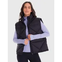 BSOUL - Chaleco Mujer Quilted Negro