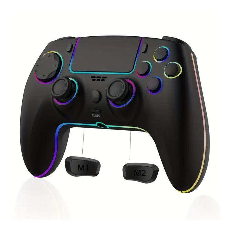 Mando Joystick Bluetooth Para Ps4 Inalambrico Rgb PC