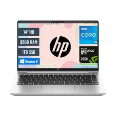 HP - Laptop ProBook 440 14" Intel® Core™ i5-1335U, 32GB DDR4, SSD 1TB, RTX 2050 4GB, Windows 11 Home