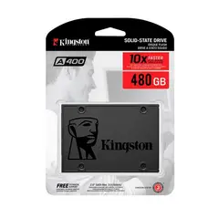 KINGSTON - Disco Duro Interno Solido SSD SA400S37 480GB SATA