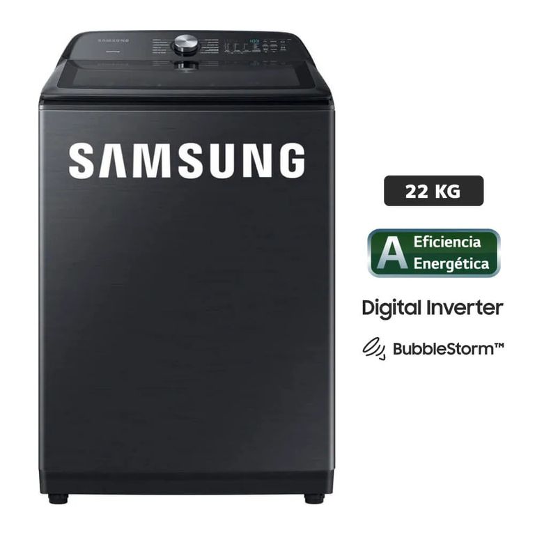Lavadora 22Kg WA22A8377GVPE Bubble Smart