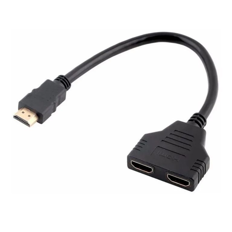 Cable Divisor HDMI 1 en 2 – Conecta Dos Pantallas Simultáneamente en Alta Definición