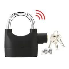 OEM - Candado de Seguridad con Alarma Sonora para Motos Bicicletas y más