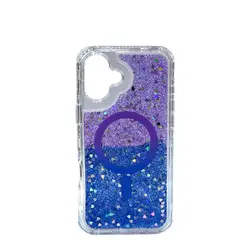 YI FEI - CASE 360 BICOLOR ESCARCHADO CON MAGSAFE IPHONE 16 PLUS