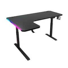 GENERICO - Escritorio Eléctrico Gamer Haven Liftdesk 120 RGB Altura Regulable