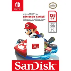 SANDISK - Memoria Micro SDXC 128GB Para Nintendo Switch