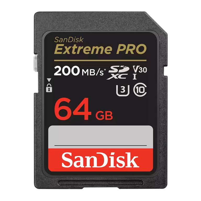 Memoria SD Extreme Pro 64GB 4K UHS-I C10 U3 200MBS