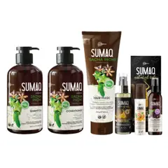 SUMAQ - KIT DE SACHA INCHI - SHAMPOO + ACONDICIONADOR + MASCARILLA + ACEITE + BIFASICO + MAIZ MORADO -