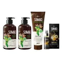 SUMAQ - KIT DE SACHA INCHI - SHAMPOO + ACONDICIONADOR + MASCARILLA + ACEITE -