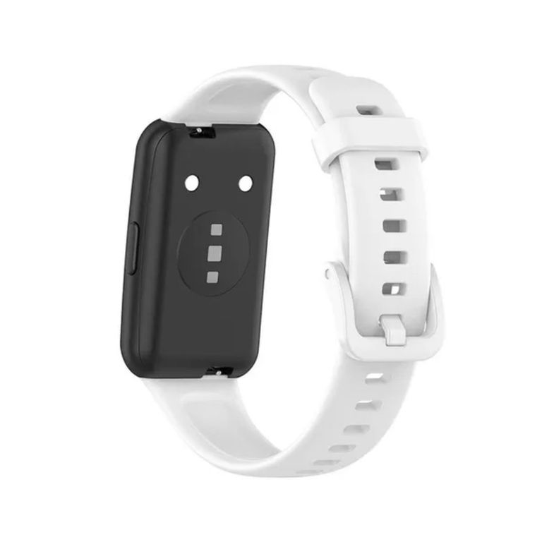 Correa Silicona Para Huawei Band 9 - Blanco