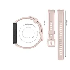 GENERICO - Correa Silicona Para Huawei Band 10 - Rosa