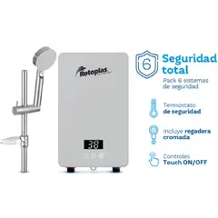 ROTOPLAS - Terma Instantánea Eléctrica New Sense Pro con Pantalla Digital y Control Táctil
