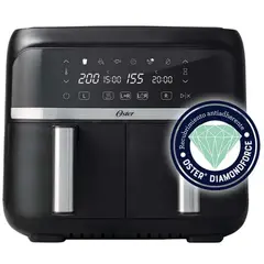 OSTER - Freidora de Aire 76L Dual DiamondForce CKSTAF7MCDDF