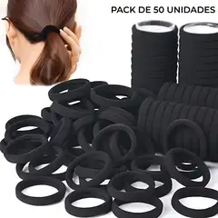 GENERICO - Pack 50 unidades Ligas Colets para Cabello