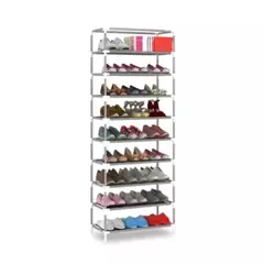 GENERICO - Organizador de Zapatos de 9 Niveles Zapatera Gris
