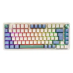REDRAGON - - Teclado Ucal Pro K673CPG 75% Wireless EspañolPastel