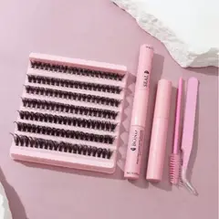 GENERICO - Kit Profesional de Extensiones de Pestañas 1x1