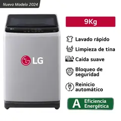 LG - Lavadora WT9GL 9 Kg Lavado Rápido Carga Superior