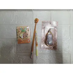 GENERICO - SET DE LAPICEROS CAPIBARA + CINTA CORRECTORA