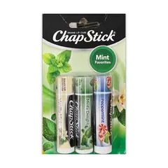 GENERICO - Hidratante labial ChapStick Menta - Pqte x 3