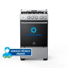 INDURAMA - Cocina a Gas 4 Quemadores Gris FONTANA SPAZIO 3