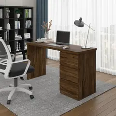 ULTRA - Escritorio Jenin Con 3 Cajones Color Roble Oscuro 120x75cm