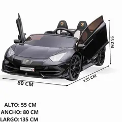 LAMBORGHINI - Auto a batería Aventador de 24 voltios
