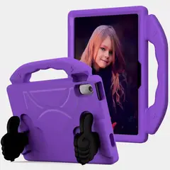 FUNDAANTIGOLPES - Funda de Goma con Diseño Like para Tablet Lenovo M10 5G Morado
