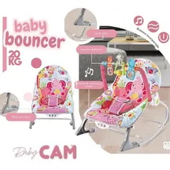 CAM - Silla Mecedora Musical Vibrador con soporte 20 kilos fc