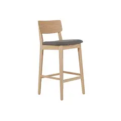 NIHM - Silla Bar de Madera Mel Grey