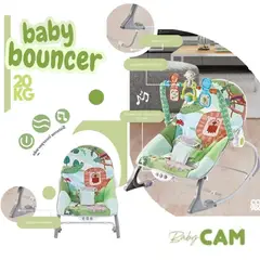 CAM - Silla Mecedora Musical Vibrador con soporte 20 kilos VR