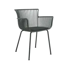 NIHM - Silla Comedor de Polipropileno Jai-Alai Gris