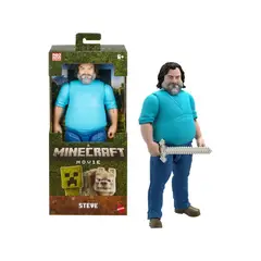 MINECRAFT - Pelicula Figura Steve 30 cm