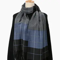 KAST PE - Bufanda Arwen Unisex chalina a Cuadros hombre mujer