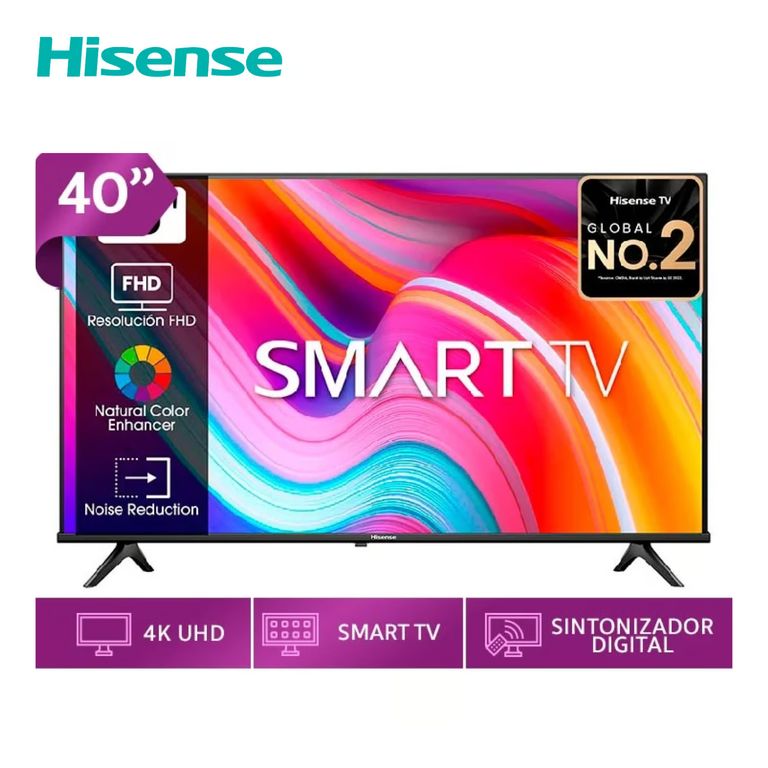 TELEVISOR 40 FHD SMART TV CON BLUETOOTH 40A4K